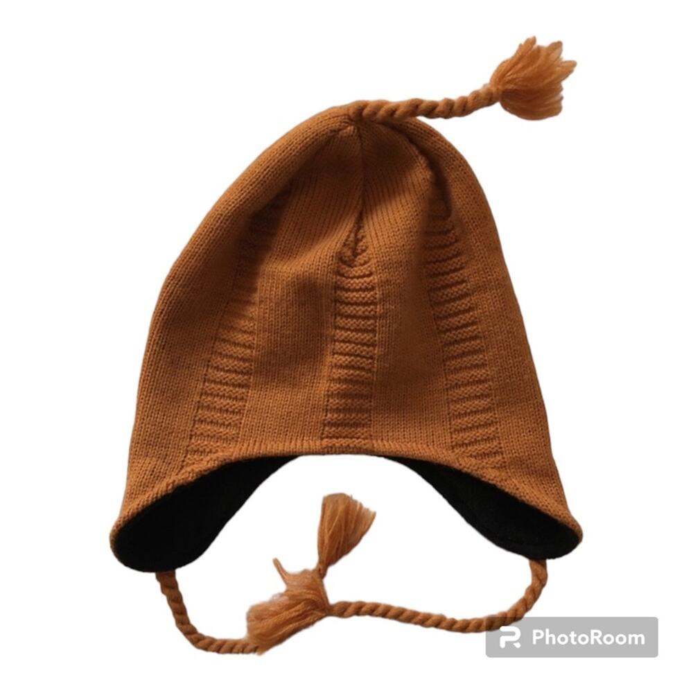 Screamer Kids Winter Hat Toddler Mustard Yellow